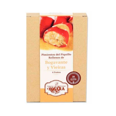 Pimientos del Piquillo Rellenos de Bogavante y Vieiras