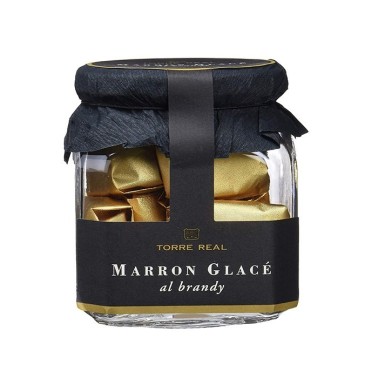 Marrón glacé al brandy