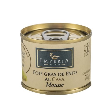 Mousse foie gras de pato al cava